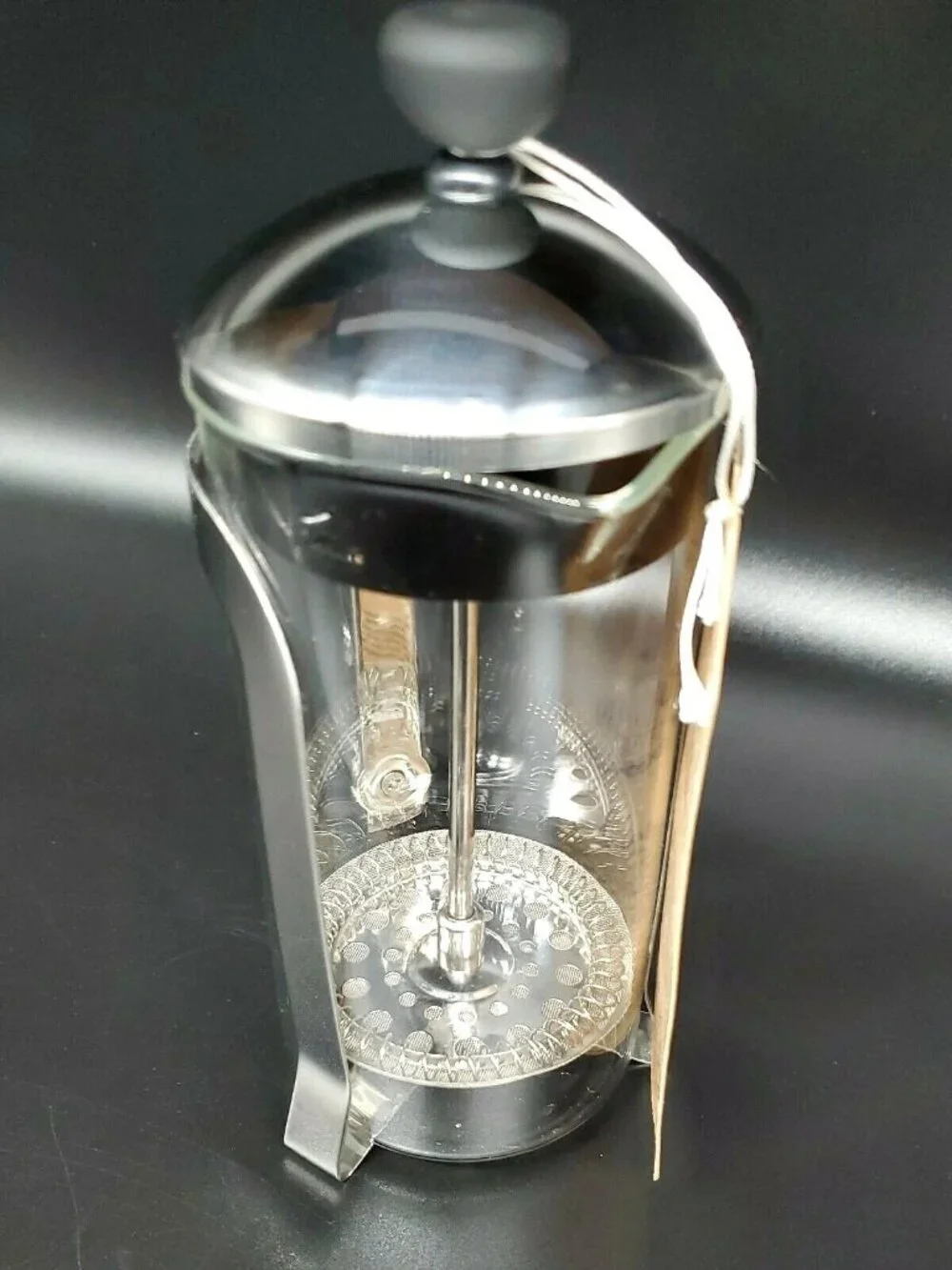 BRANDANI Coffee Tea French Press Stainless Steel Glass 100% Italian Style
